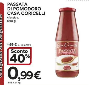 Offerta per Casa Coricelli - Passata Di Pomodoro a 0,99€ in Ipercoop