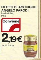 Offerta per Angelo Parodi - Filetti Di Acciughe a 2,19€ in Ipercoop