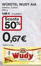 Offerta per  Aia - Würstel Wudy a 0,67€ in Ipercoop