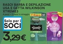 Offerta per Wilkinson Sword - Rasoi Barba E Depilazione Usa E Getta Xtreme3 a 3,29€ in Ipercoop