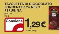 Offerta per Perugina - Tavoletta Di Cioccolato Fondente 85% Nero a 1,29€ in Ipercoop