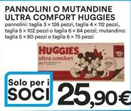 Offerta per  Huggies - Pannolini O Mutandine Ultra Comfort  a 25,9€ in Ipercoop