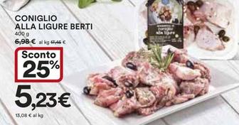 Offerta per Berti - Coniglio Alla Ligure a 5,23€ in Ipercoop