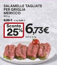 Offerta per  Salamelle Tagliate Per Griglia Mericco  a 6,73€ in Ipercoop