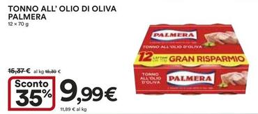 Offerta per Palmera - Tonno All'olio Di Oliva a 9,99€ in Ipercoop