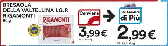 Offerta per Rigamonti - Bresaola Della Valtellina I.G.P. a 3,99€ in Ipercoop