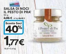Offerta per Il Pesto Di Prà - Salsa Di Noci a 1,77€ in Ipercoop