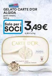 Offerta per Algida - Gelato Carte D'Or a 3,49€ in Ipercoop
