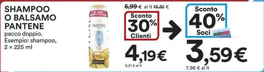 Offerta per  Pantene - Shampoo O Balsamo  a 4,19€ in Ipercoop