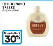 Offerta per  Breeze - Deodoranti in Ipercoop