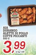 Offerta per Aia - Durango Alette Di Pollo Cotte Piccanti a 3,99€ in Superstore Coop