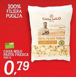 Offerta per Casa Milo - Pasta Fresca a 0,79€ in Superstore Coop