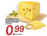 Offerta per Emmental Bavierino a 0,99€ in Superstore Coop
