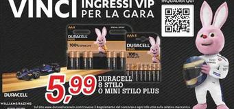 Offerta per Duracell - 8 Stilo O Mini Stilo Plus a 5,99€ in Superstore Coop