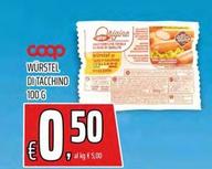Offerta per Würstel Di Tacchino a 0,5€ in Superstore Coop