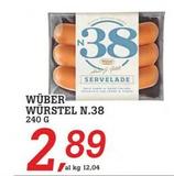 Offerta per Wuber - Würstel N.38 a 2,89€ in Superstore Coop