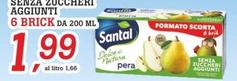 Offerta per Santal - Senza Zuccheri Aggiunti a 1,99€ in Superstore Coop