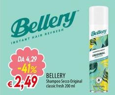 Offerta per Bellery - Shampoo Secco Original Classic Fresh a 2,49€ in Galassia