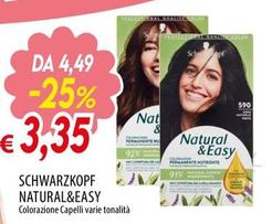 Offerta per Schwarzkopf - Natural&Easy Colorazione Capelli a 3,35€ in Galassia