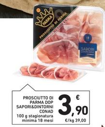 Offerta per Conad - Prosciutto Di Parma DOP Sapori&Dintorni a 3,9€ in Conad Superstore