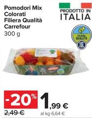Offerta per Carrefour - Pomodori Mix Colorati Filiera Qualità a 1,99€ in Carrefour Express