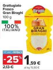 Offerta per Gran Biraghi - Grattugiato Fresco a 1,59€ in Carrefour Express