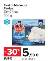 Offerta per Findus - Fiori Di Merluzzo Conf. 4 Pz a 5,59€ in Carrefour Express