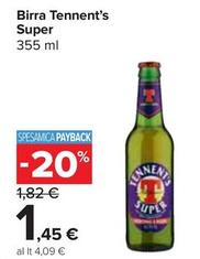 Offerta per Tennent's - Birra Super a 1,45€ in Carrefour Express