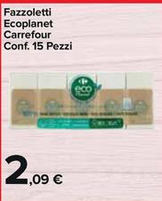 Offerta per Carrefour - Fazzoletti Ecoplanet Conf. 15 Pezzi a 2,09€ in Carrefour Express