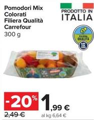 Offerta per Carrefour - Pomodori Mix Colorati Filiera Qualità a 1,99€ in Carrefour Express