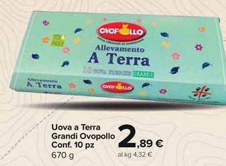 Offerta per Ovopollo - Uova A Terra Grandi Conf. 10 Pz a 2,89€ in Carrefour Express