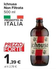 Offerta per Ichnusa - Non Filtrata a 1,39€ in Carrefour Express
