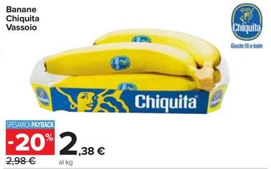 Offerta per Banane a 2,38€ in Carrefour Express
