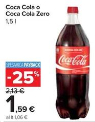 Offerta per Coca cola zero a 1,59€ in Carrefour Express