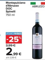 Offerta per Montepulciano d'Abruzzo a 2,99€ in Carrefour Express