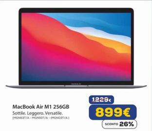 Offerta per Apple - Macbook Air M1 256Gb a 899€ in Euronics