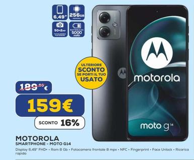 Offerta per Motorola - Smartphone-Moto G14 a 159€ in Euronics