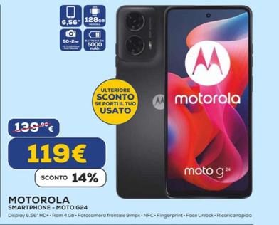 Offerta per Motorola - Smartphone-Moto G24 a 119€ in Euronics