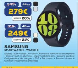 Offerta per Samsung - Smartwatch Watch 6 40Mm a 249€ in Euronics