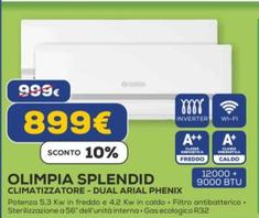 Offerta per Olimpia Splendid - Climatizzatore - Dual Arial Phenix a 899€ in Euronics
