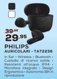 Offerta per Philips - Auricolari-TAT2236 a 29,95€ in Euronics