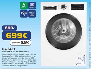 Offerta per Bosch - Lavatrice-WGG254Z9IT a 699€ in Euronics
