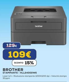 Offerta per Brother - Stampante HLL2400DWE a 109€ in Euronics