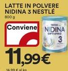 Offerta per Nestlè - Latte In Polvere Nidina 3 a 11,99€ in Ipercoop