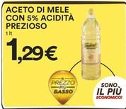 Offerta per Aceto Di Mele Con 5% Acidità Prezioso a 1,29€ in Ipercoop