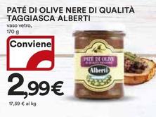 Offerta per Alberti - Paté Di Olive Nere Di Qualità Taggiasca a 2,99€ in Ipercoop