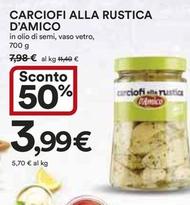 Offerta per  D'Amico - Carciofi Alla Rustica  a 3,99€ in Ipercoop