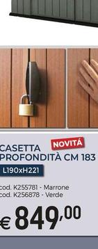 Offerta per Casette in legno a 849€ in Brico ok