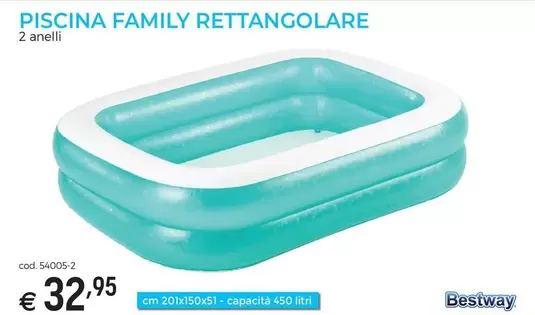 Offerta per Bestway - Piscina Family Rettangolare a 32,95€ in Brico ok