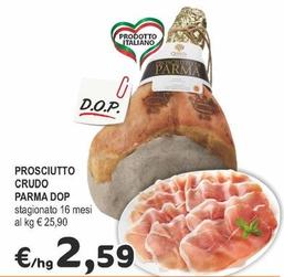 Offerta per Prosciutto Crudo Parma DOP a 2,59€ in Crai